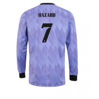 Real Madrid Eden Hazard #7 Fußballbekleidung Auswärtstrikot 2022-23 Langarm